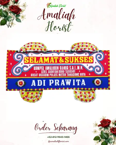 Papan Bunga Ucapan Selamat Kutosari